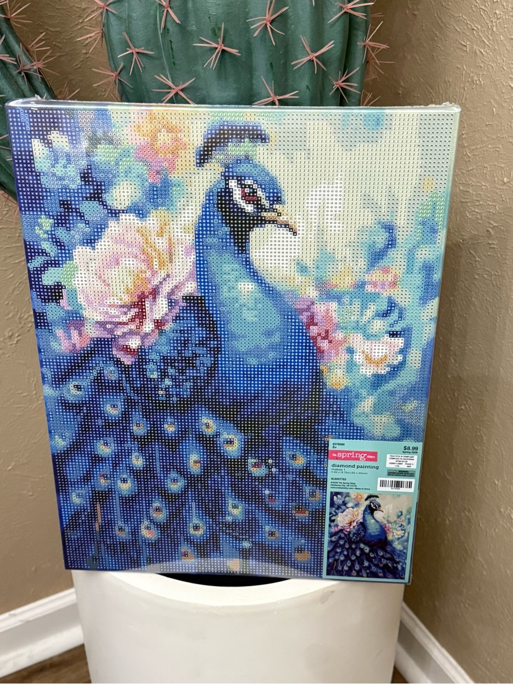 Peacock Floral Diamond Painting Kit